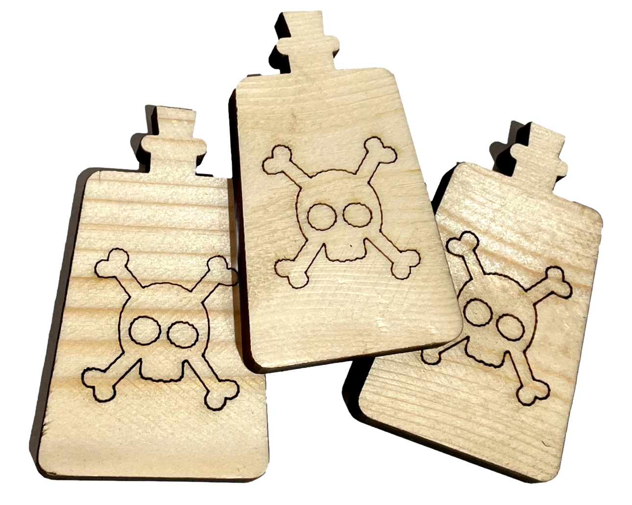 Canadian Pine Laser Cut Spooky Poison 3 Pack by Feathered Addictions