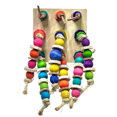 Paisley Gumball Medium Refillable Cage Mount Toy for Medium &amp; Large Size Birds by Bite Me Birdie