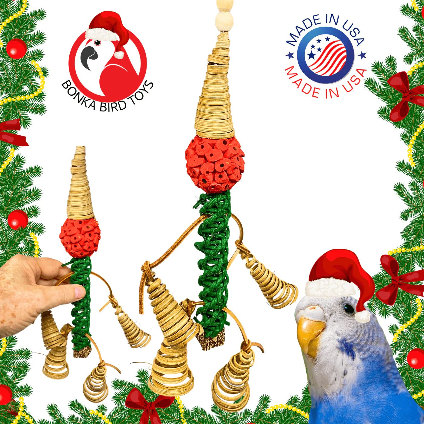 Christmas Twist Elf by Bonka Bird Toys