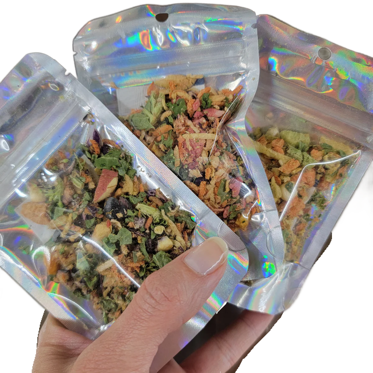 Sample Size Bird Bites Freeze Dried Chop - Mardi Gras Medley
