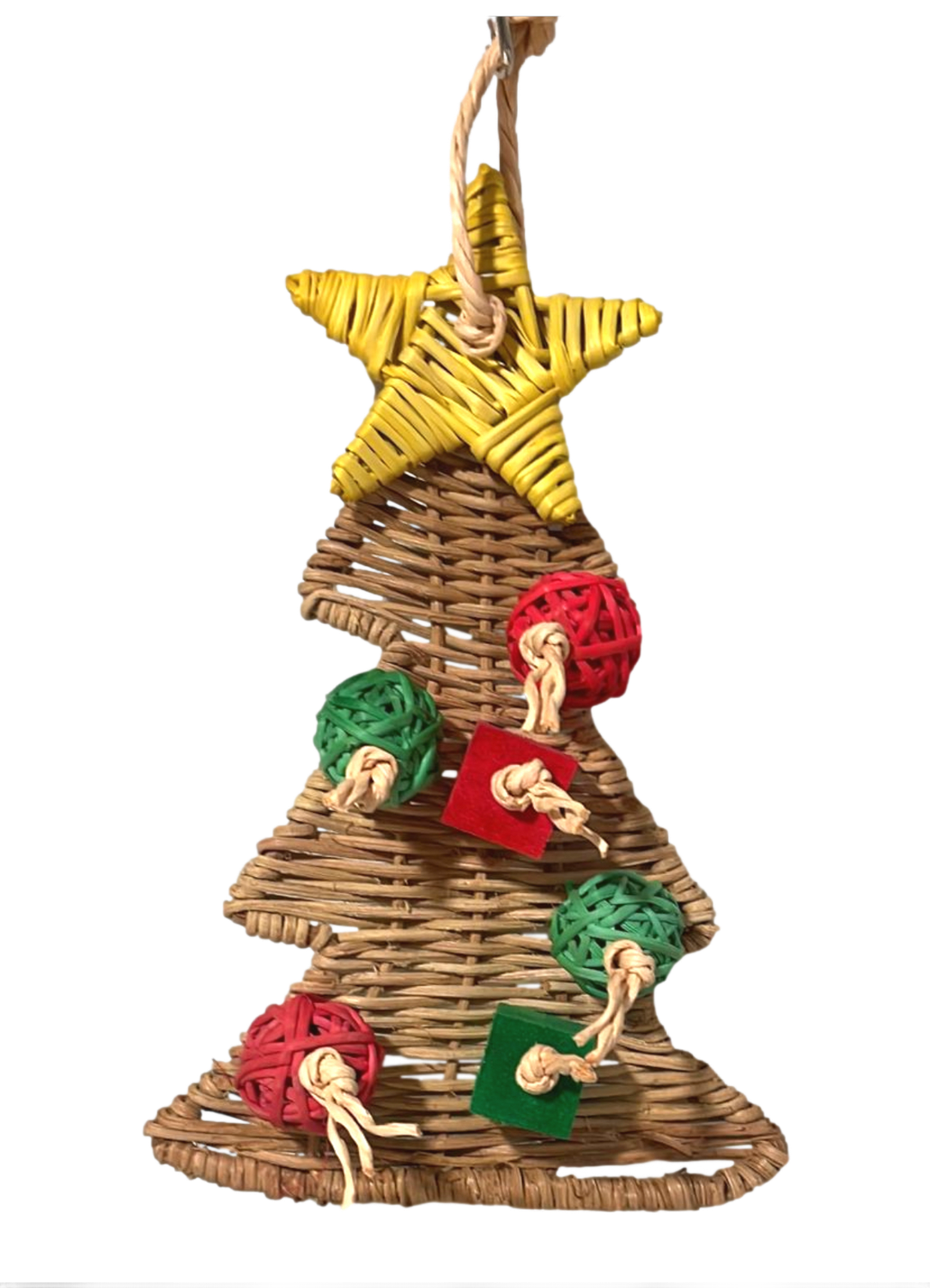 Decked Out Rattan Tree Munch by Feathered Addictions