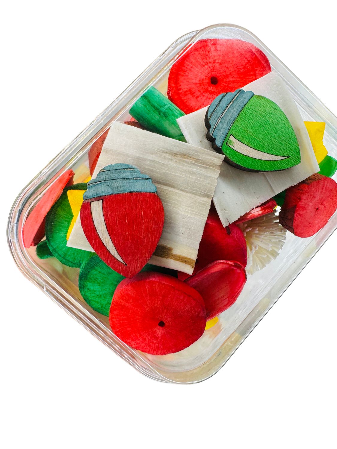 Lit for Christmas Sola Potpourri in Clamshell Parrotsrus Exclusive by Feathered Addictions