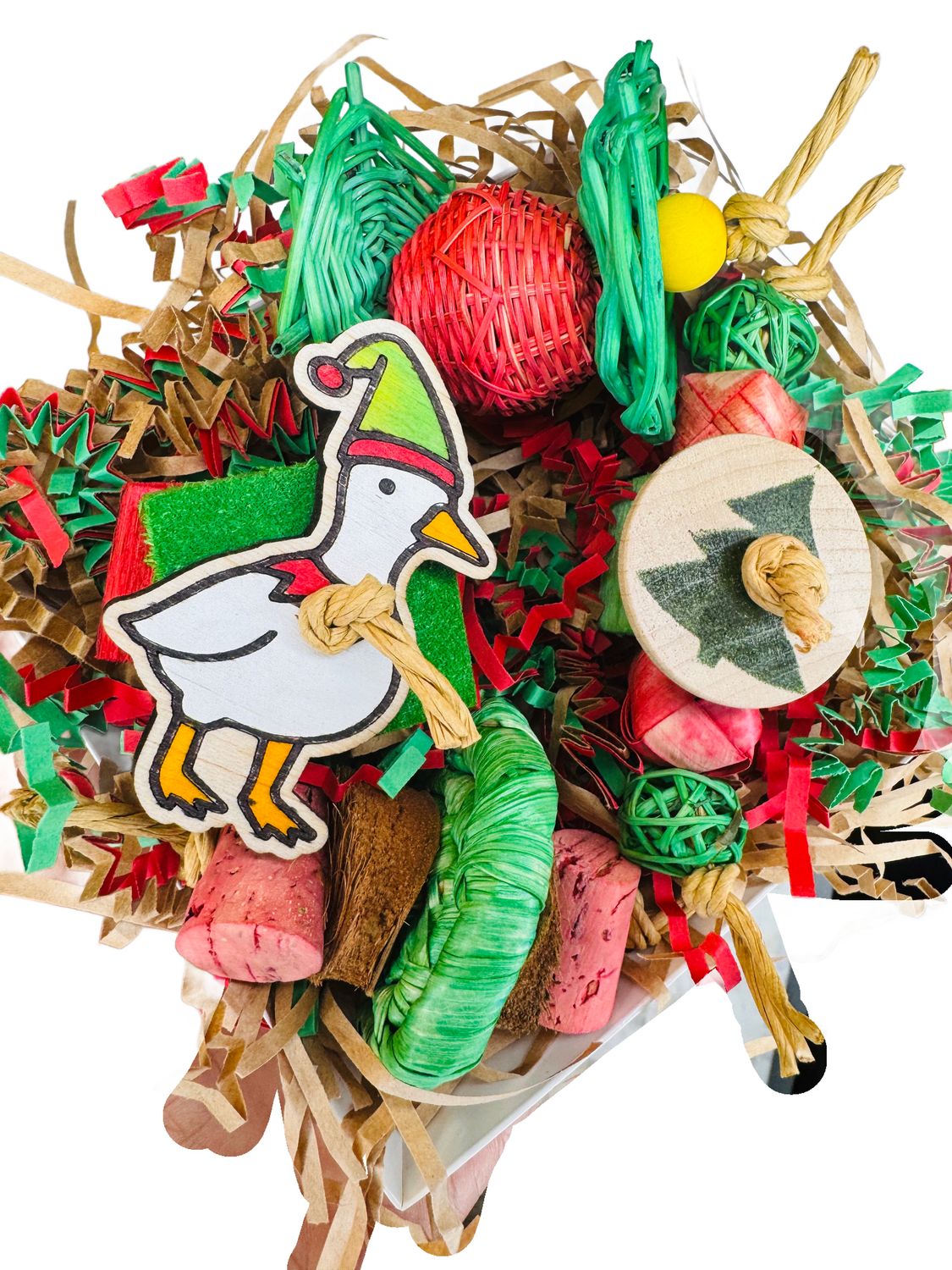 All the Trimmings Foot Toy Box - 4 Festive Footers by Feathered Addictions