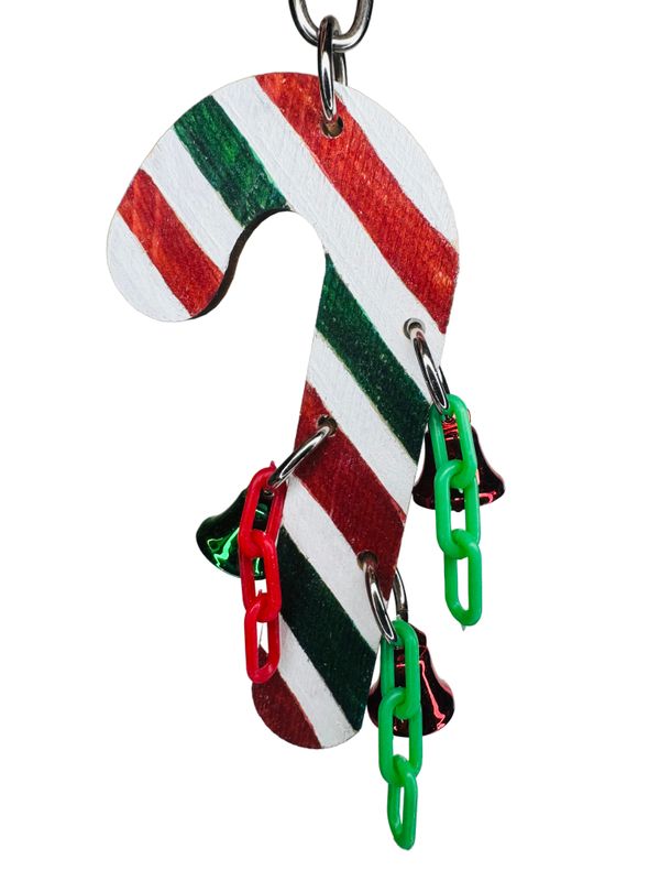 A Sweet Ringy Candy Cane for Tiny &amp; Small Birds by Feathered Addictions