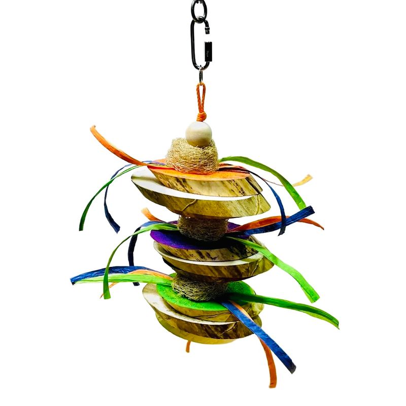 Karma hanging toy for Medium Size Birds by Bite Me Birdie