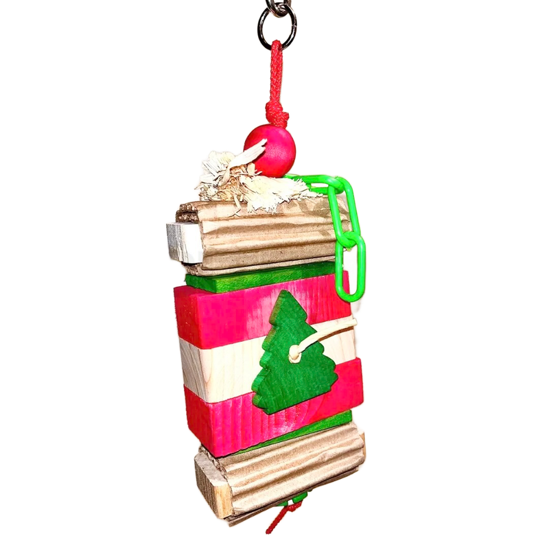 Cosmo Christmas Toy for Medium and some Large Birds by Bite Me Birdie