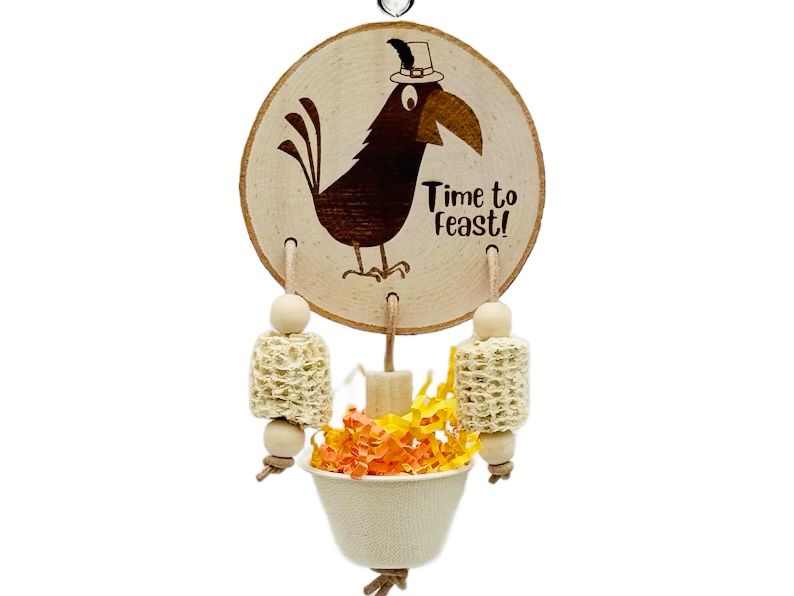 Time to Feast Foraging Parrot Toy by The Modern Parrot