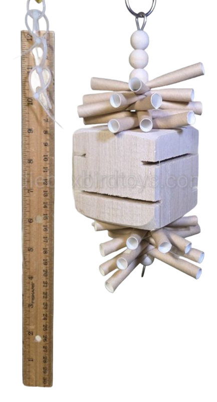 Spikey Balsa Medium Birds by Birdie Box Bird Toys