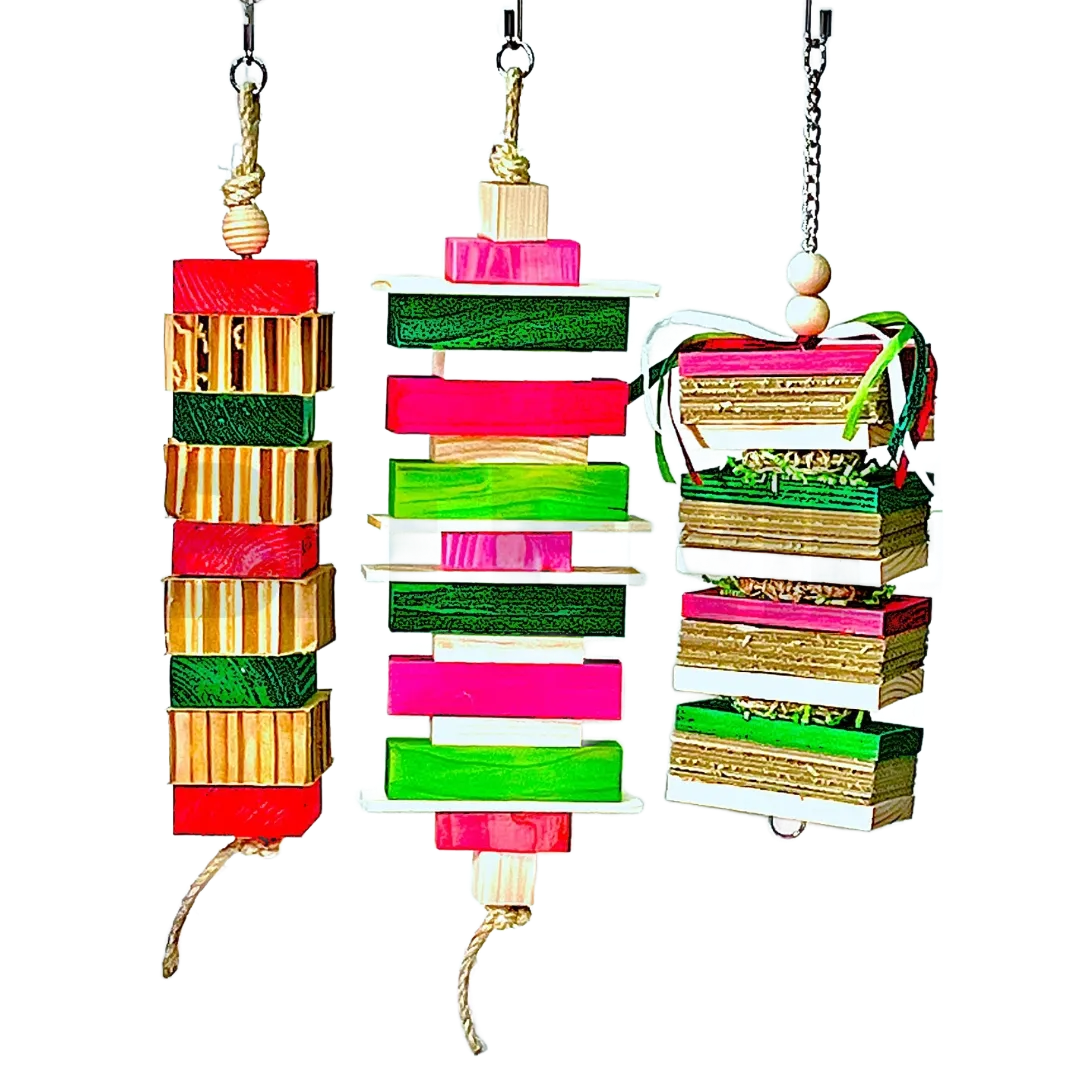 Large Bird Christmas Toy Combo by Bite Me Birdie