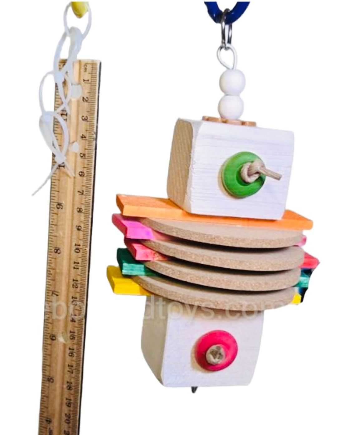 Flower Cup Forager by Birdie Box Bird Toys