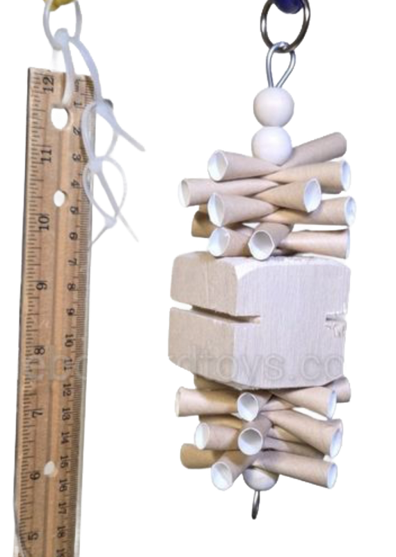 Mini Spikey Balsa by Birdie Box Bird Toys