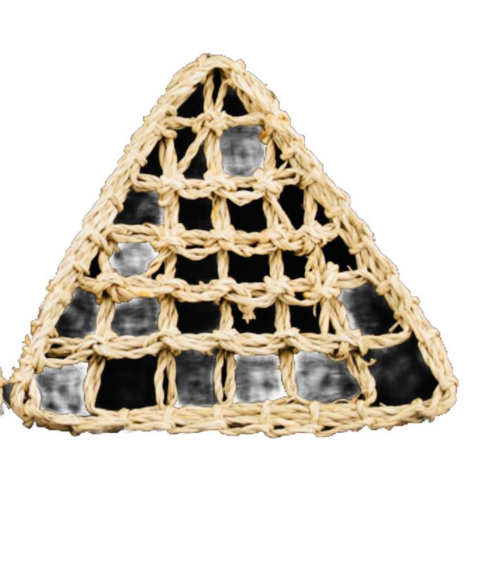 Woven Triangular Seagrass 16m Mat 7x7x7