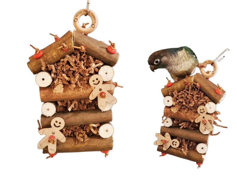 The Gingerbread House Sola Tower Toy by Peter Piper Parrots