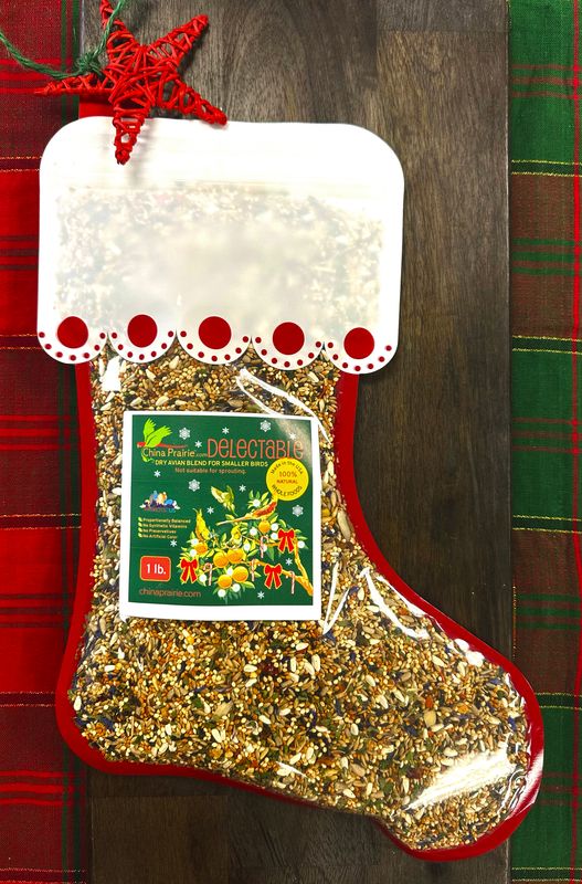 Limited Edition - Delectable! 1 Lb Dry Blend 100% Natural Whole Foods for all Small and Medium Size Birds especially Cockatiels, Budgies, Love Birds, Parakeets, Conures and Parrotlets