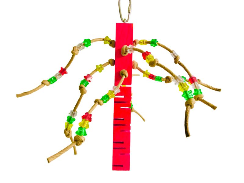 Marley Christmas for Small Birds Toy by Bite Me Birdie