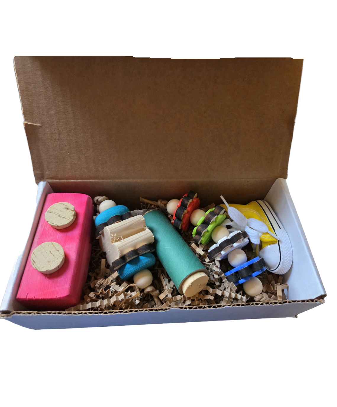 Footie Toy Box Limited Edition by Birdie Box Bird Toys