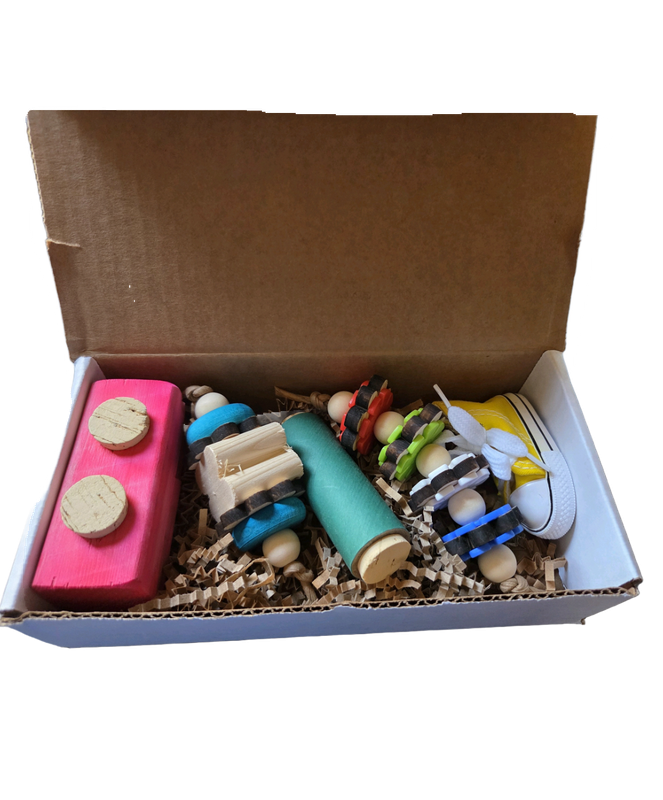 Footie Toy Box Limited Edition by Birdie Box Bird Toys