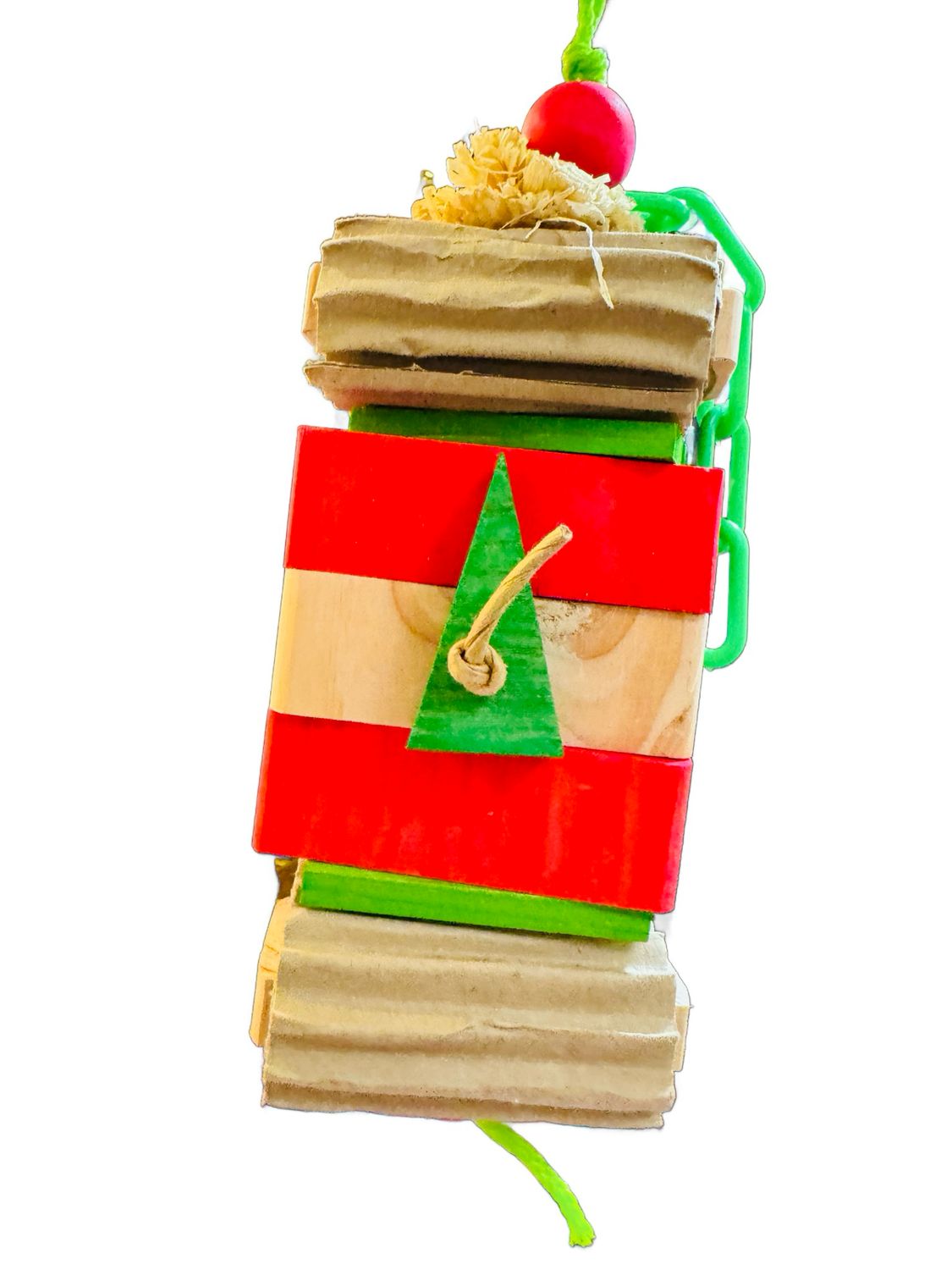 Cosmo Christmas Toy for Medium and some Large Birds by Bite Me Birdie