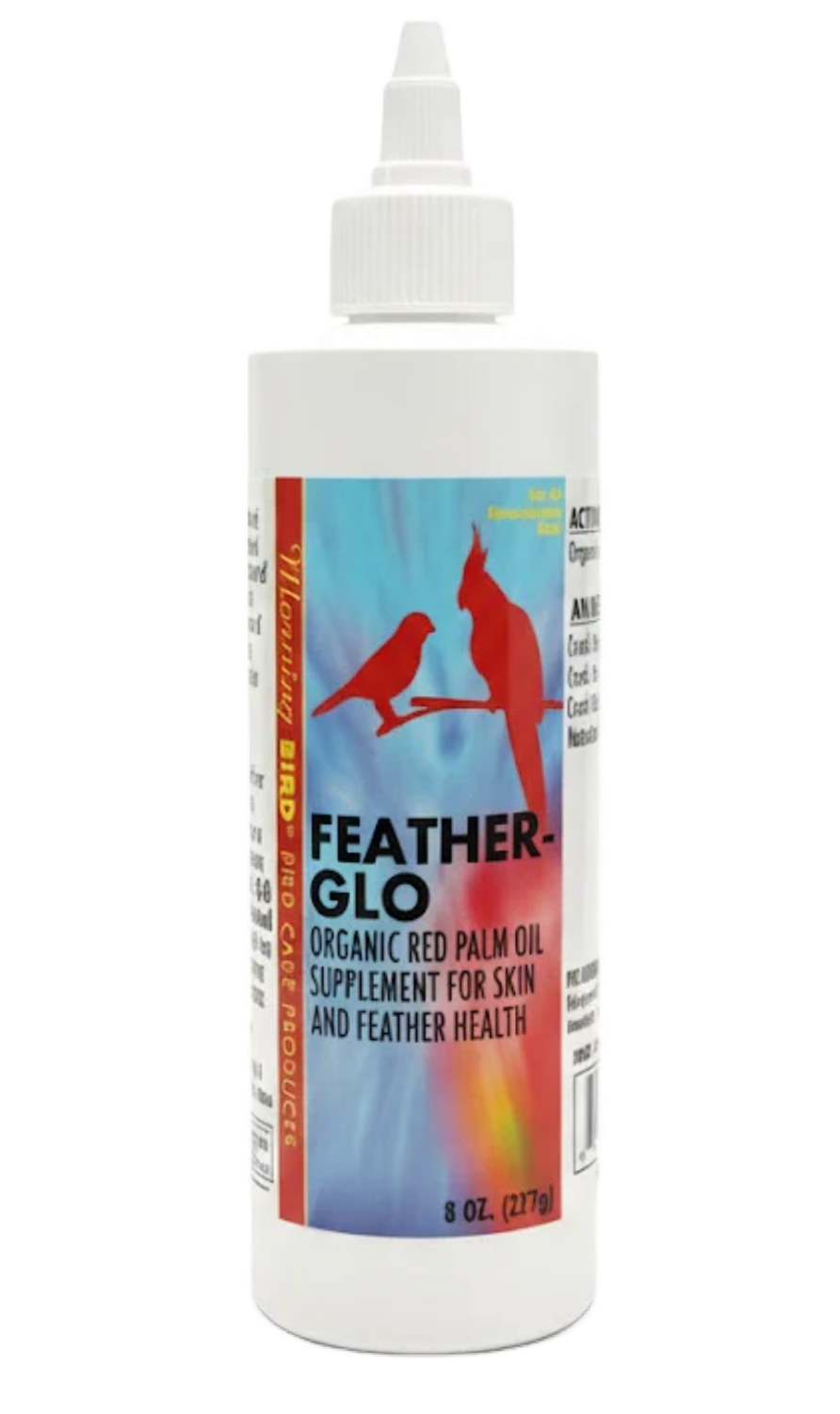 Feather Glo Organic Palm Oil 8 oz by Morning Bird