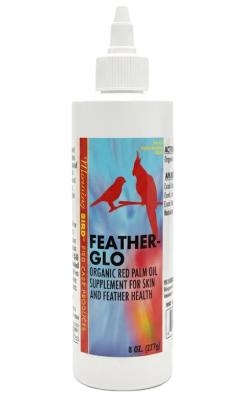 Feather Glo Organic Palm Oil 8 oz by Morning Bird