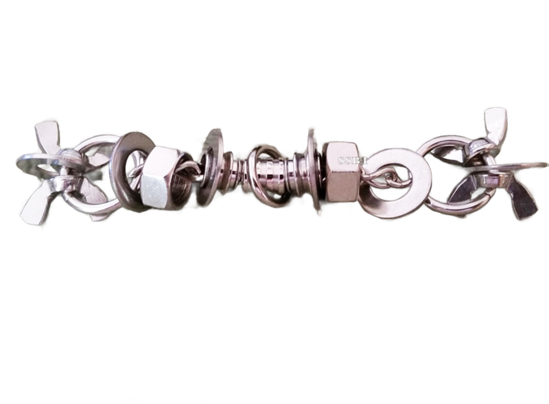 Korbel's Foot Toy - All Stainless Steel - Hand made in the USA