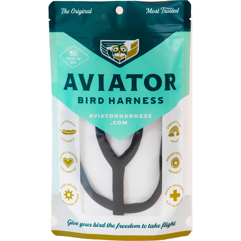 Aviator Harness and Leash - Color Black