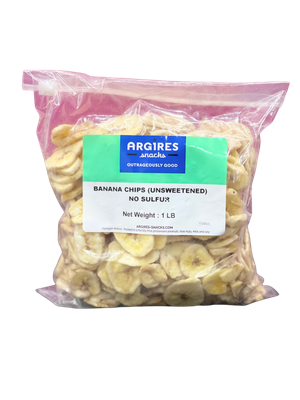 16 oz unsweetened Banana Chips (sulfur free)