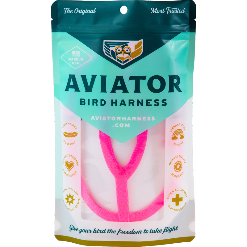 Aviator Harness and Leash - Color Pink