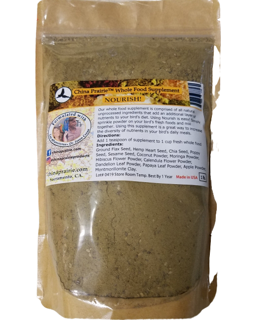1 Lb Nourish! Whole Food Supplement from China Prairie