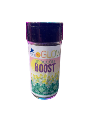 NEW! Glow Up Broccoli BOOST Whole Food Supplement in refillable Shaker Jar by China Prairie - helps give your bird the ultimate Glow up! Sprinkle dust over moist or dry food for additional nutrients a