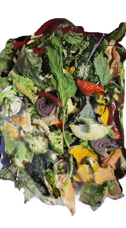 Big Bites Dehydrated Chop 1 Lb by Finleys Exotic Treats