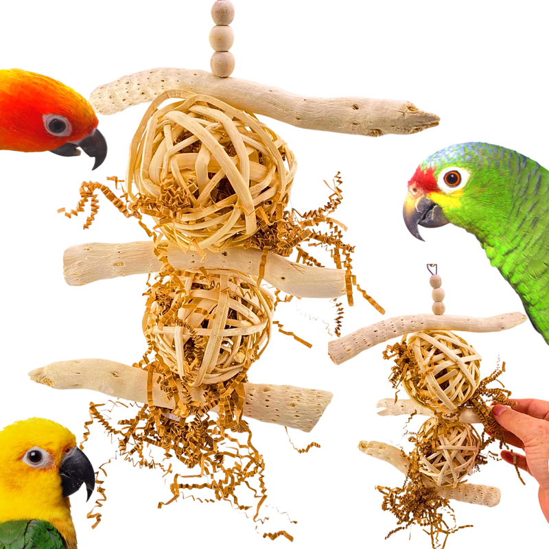 Driftwood Forage Tower Medium Birds by Bonka Bird Toys