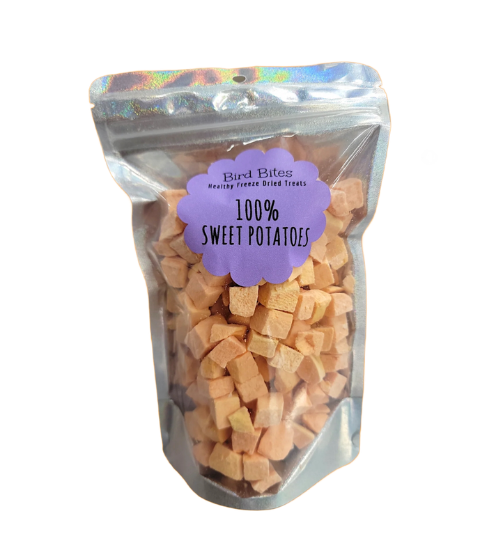 100% Freeze Dried Sweet Potatoes by Bird Bites Generous 1.5 Cup Size