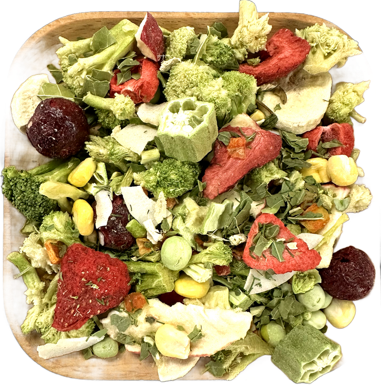 NEW! BULK Freeze Dried Garden Chop BIGGIE Bag - 6 cups Freeze Dried veggies, herbs and more! by China Prairie