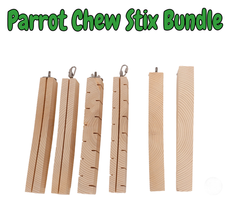 Chew Stix Assortment Set of 6 by the Parrot Wizard