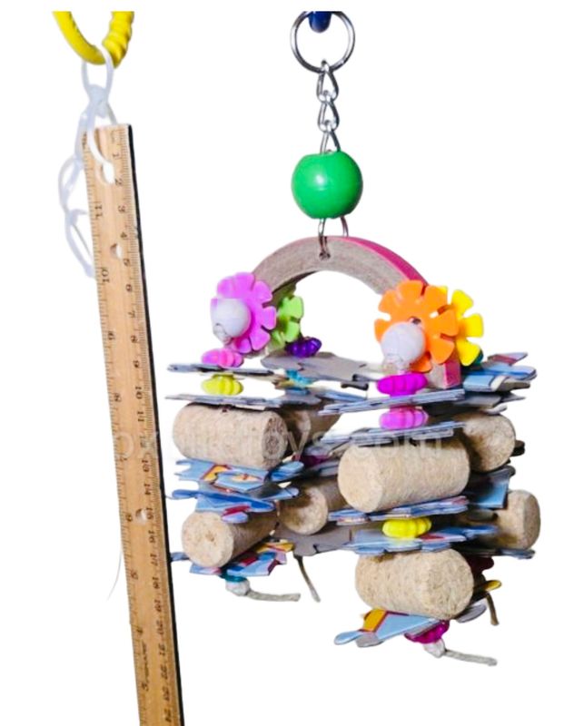 Puzzle Arch for Small Birds by Birdie Box Bird Toys