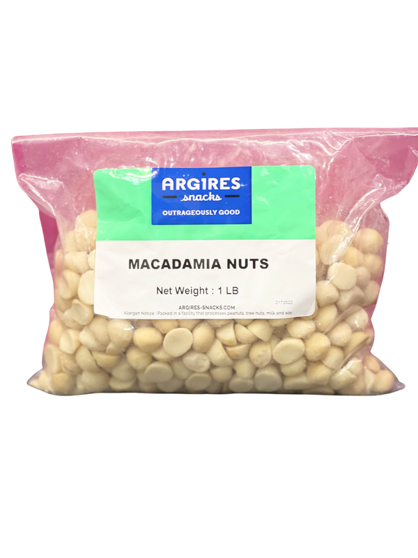 8 oz shelled Whole Raw Macadamia Nuts