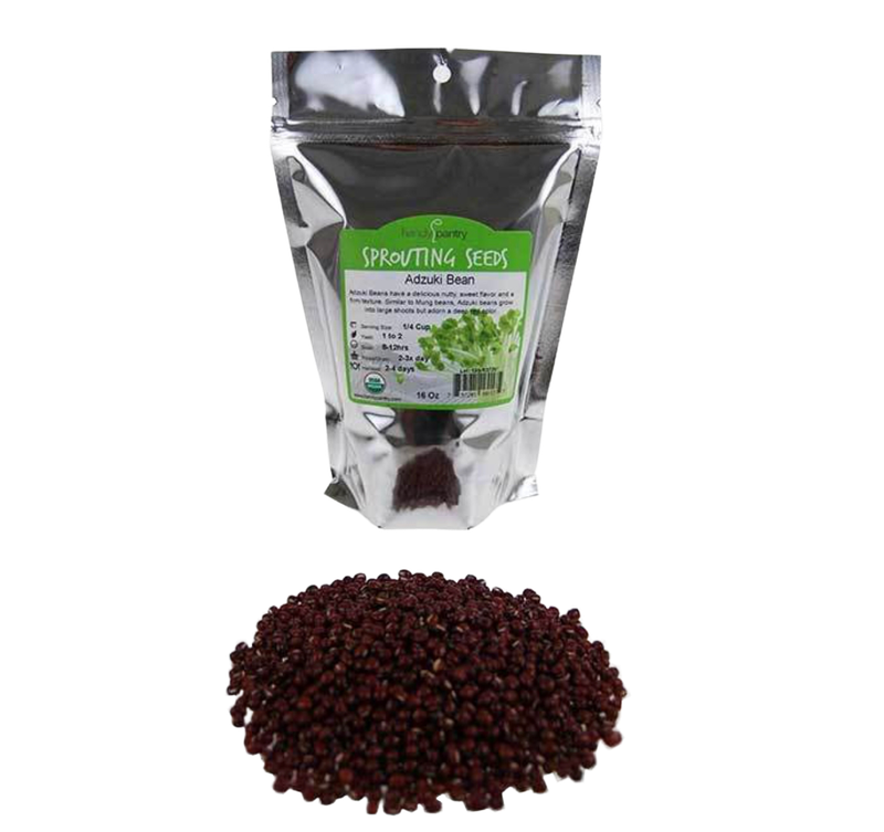 1Lb Organic Adzuki Beans for Sprouting