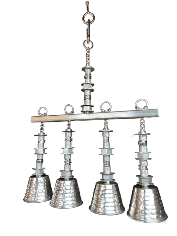 Musical Bells without beads - Stainless Steel - Hand made in the USA