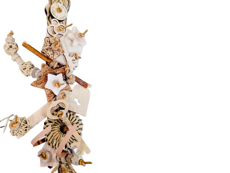 Key to my Heart Seagrass Shredder by Peter Piper Parrots - Limited Edition