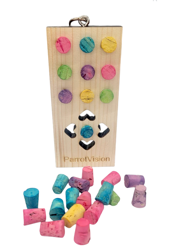 Parrot Vision Cork Remote w/Refills Cheep Thrills Bird Toys
