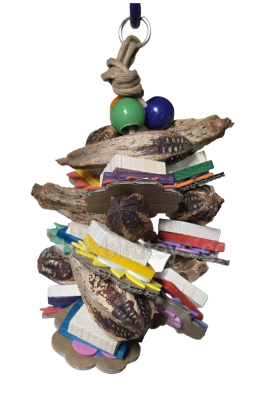 Chaos Pods Hanging Toy by Birdie Box Bird Toys