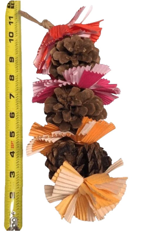 Pinecone Bird Toy by PDS Parrot Toys