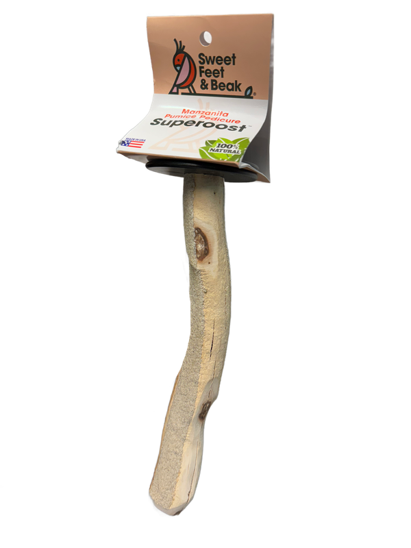 Manzanita Pumice Pedicure Superoost Perch - Medium 10"