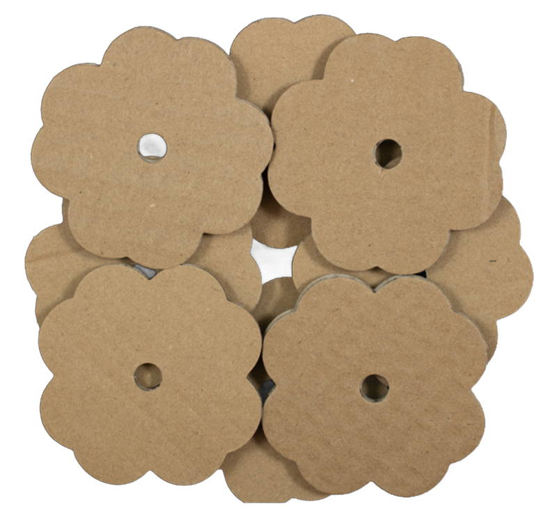 Cardboard Shamrock Large Size 3.25" Pack of 10