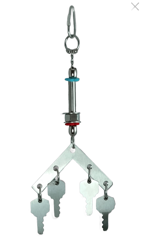 Keyed Alike - Stainless Steel - Hand made in the USA