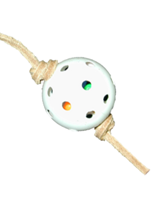 Whiffle Rattle Foot Toy - by Super Bird Creations