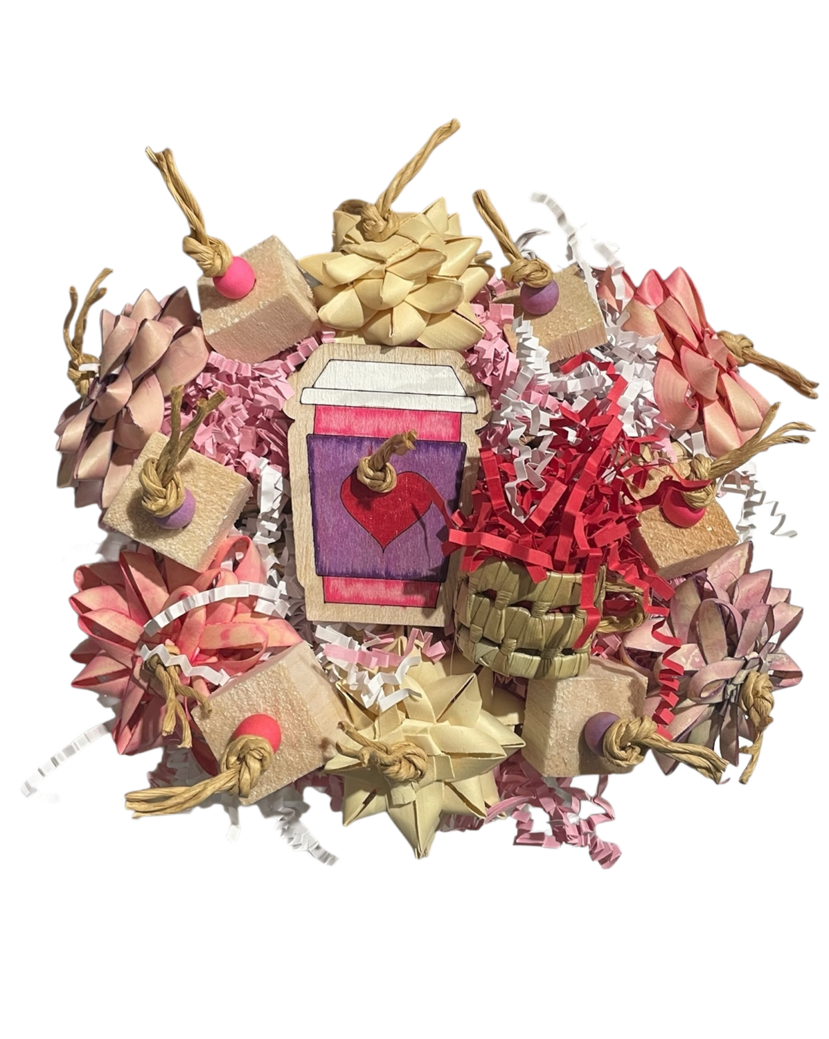 Love at First Sip Foraging Bouquet for Small &amp; Medium Birds by Feathered Addictions