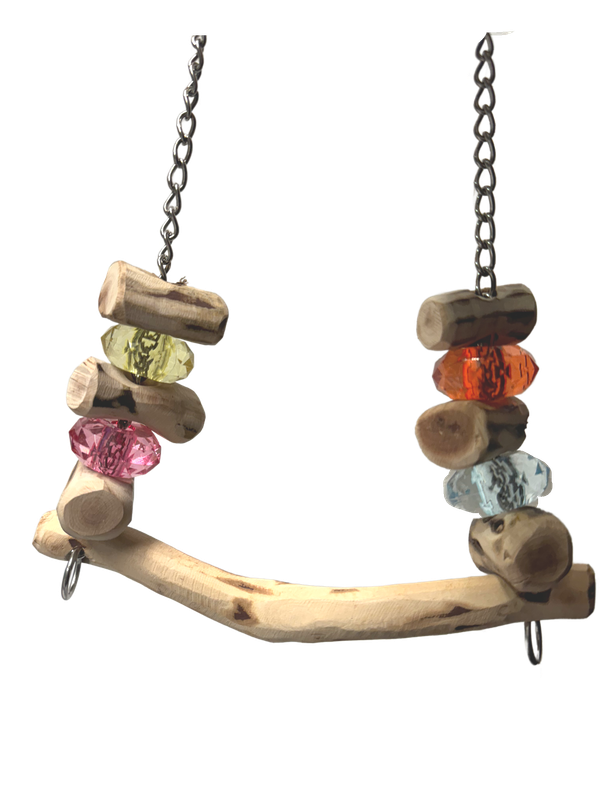 Stainless Steel Manzanita Swing for Extra Small and Small Birds