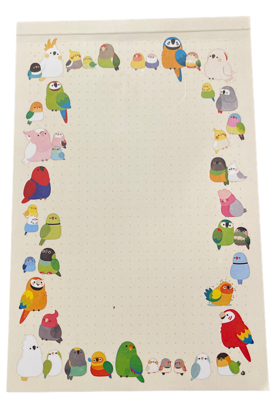 Bird Loafs Note Pad - 50 Sheets 4x6 w/hard stock cover
